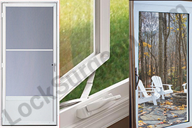Lock Surgeon has window handles screen door and patio door parts & replacements.